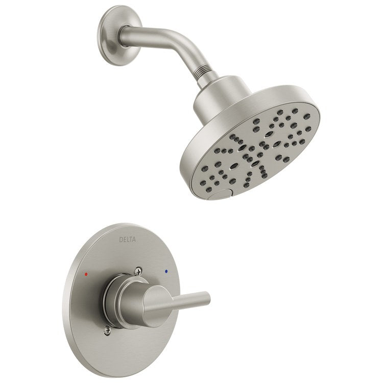 Shower Trim Nicoli Monitor 14 H2Okinetic 1 Lever Brilliance Stainless WaterSense ADA 1.75 Gallons per Minute 5 Function - Image 1