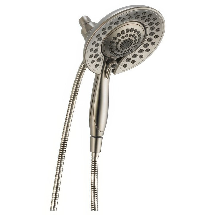 Handshower/Showerhead Combination Universal Lumicoat Stainless In2ition 5 Setting Two in One - Image 1