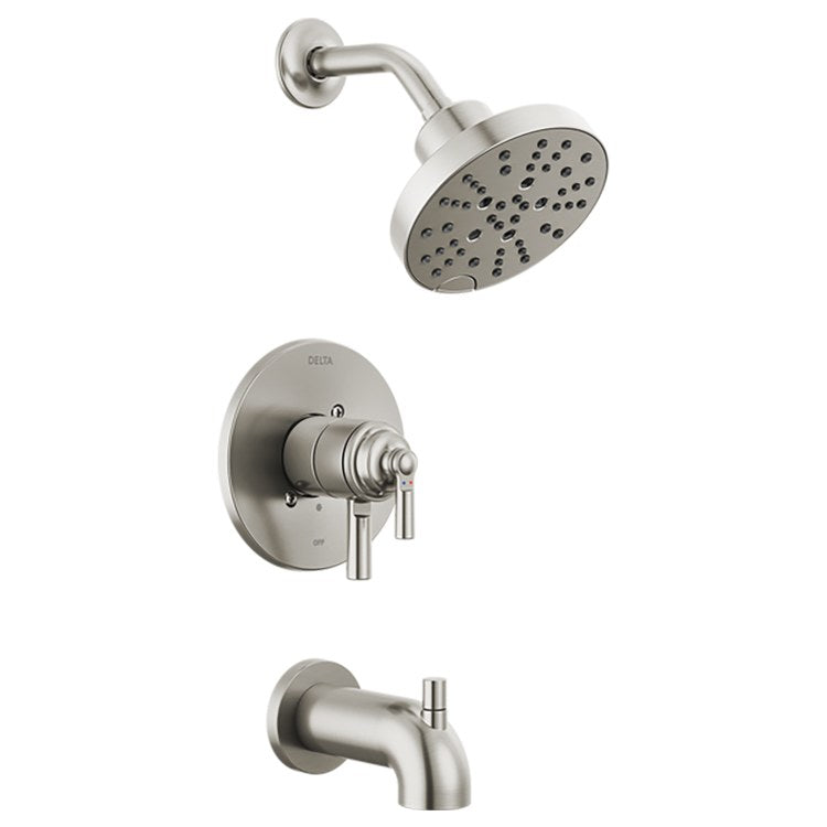 Tub and Shower Trim Monitor Saylor 17 Series 2 Lever Brilliance Stainless WaterSense ADA 1.75 Gallons per Minute - Image 1