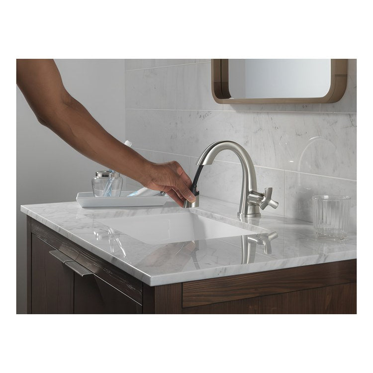Lavatory Faucet Stryke 1 Helo ADA WaterSense/CALGreen Lumicoat Stainless 1.2 Gallons per Minute Arc 1 Hole - Image 2