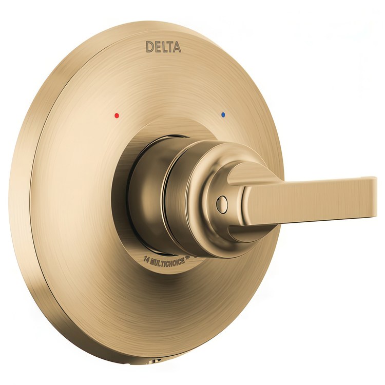 Pressure Balance Valve Trim Monitor Tetra 14 Series 1 Lever Lumicoat Champagne Bronze WaterSense ADA - Image 1