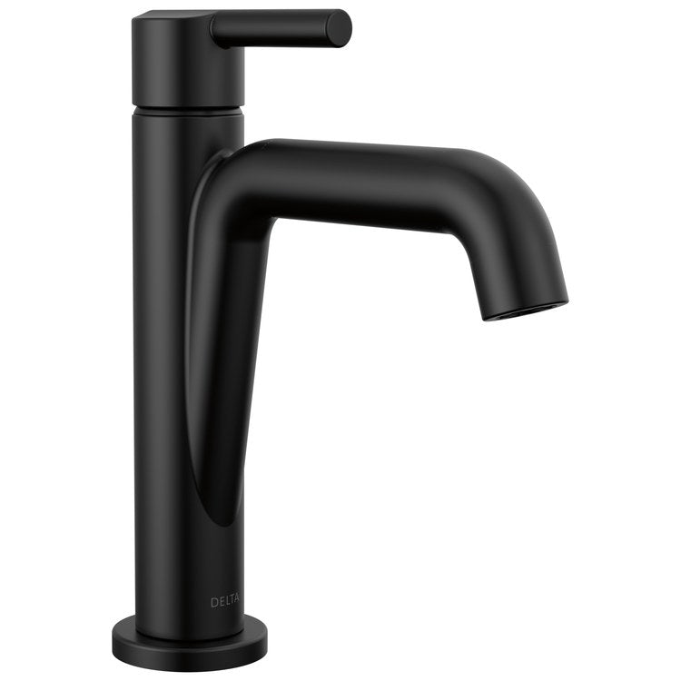 Lavatory Faucet Nicoli 1 Lever ADA WaterSense Matte Black 1.2 Gallons per Minute 1 Hole - Image 1