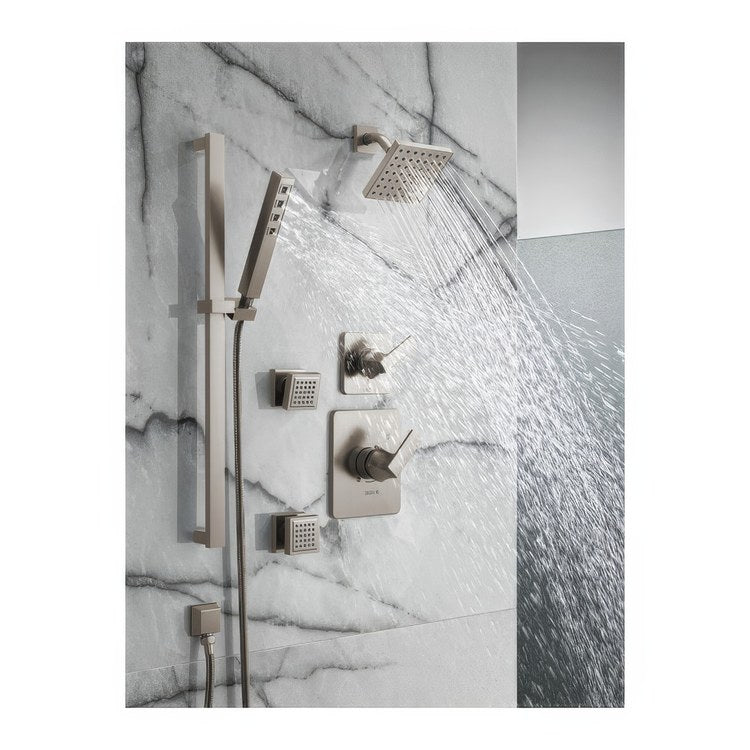 Shower Trim Velum 14 Series Monitor Less Handle Brilliance Stainless ADA 1.75 Gallons per Minute - Image 2