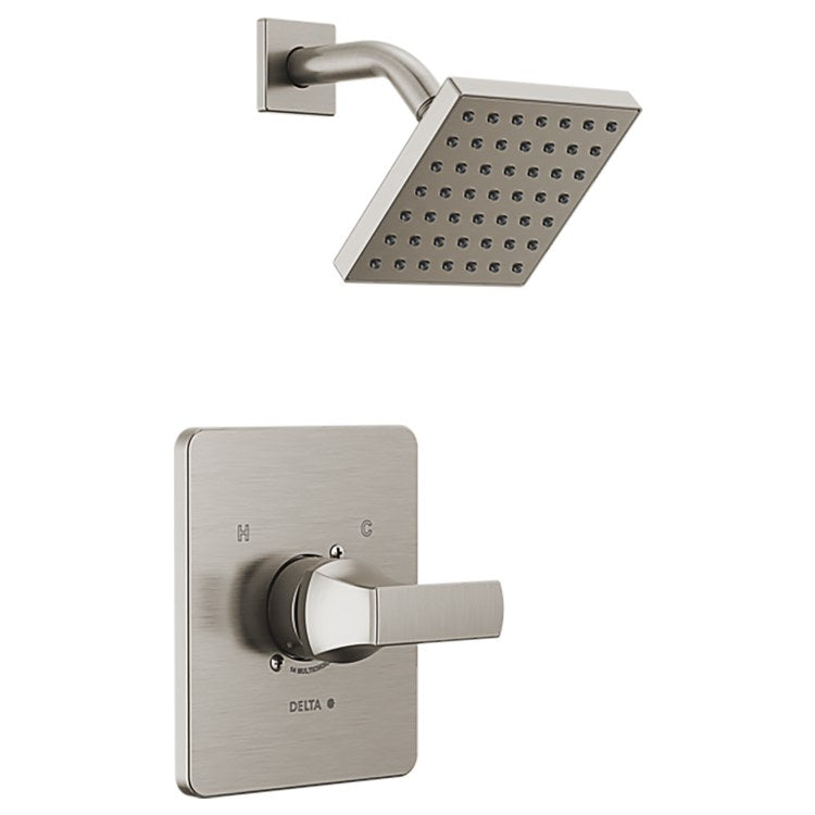 Shower Trim Velum 14 Series Monitor Less Handle Brilliance Stainless ADA 1.75 Gallons per Minute