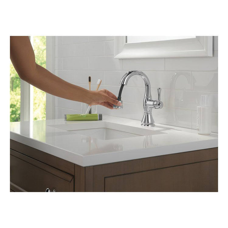 Lavatory Faucet Cassidy 1 Lever ADA WaterSense Chrome 1.2 Gallons per Minute Deck Arc Metal Pop-Up 1 Hole MagnaTite - Image 3