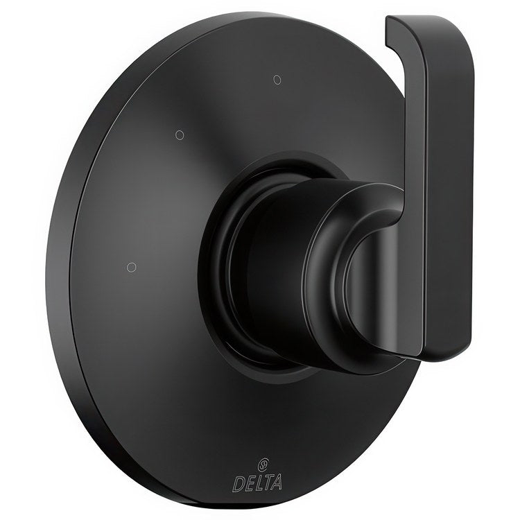 Diverter Trim Tetra 3 Functions Matte Black 1 Lever ADA - Image 1