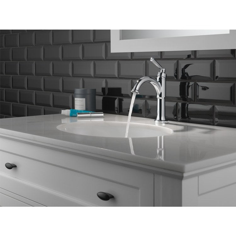 Lavatory Faucet Saylor 1 Lever ADA WaterSense Chrome 1.2 Gallons per Minute 4-9/16 Inch - Image 2