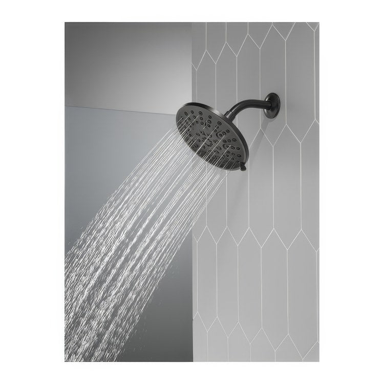 Showerhead Universal 4 Functions Matte Black 7-15/16 Inch 1.75 Gallons per Minute - Image 2