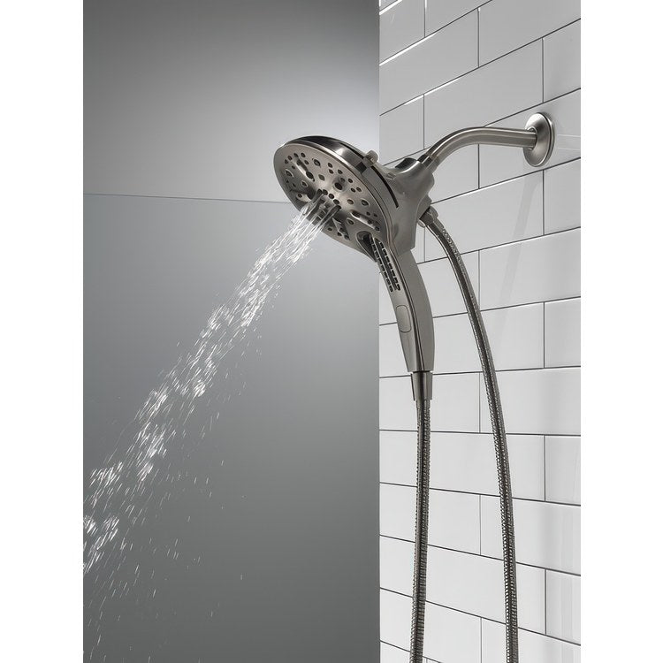 Handshower/Showerhead Combination Universal Lumicoat Black Stainless In2ition 5 Setting Two in One H2OKinetic - Image 3
