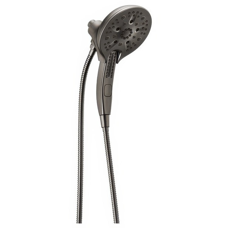 Handshower/Showerhead Combination Universal Lumicoat Black Stainless In2ition 5 Setting Two in One H2OKinetic - Image 1