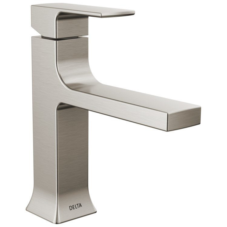 Lavatory Faucet Velum 1 Lever ADA WaterSense Brilliance Stainless 1.2 Gallons per Minute 4-7/16 Inch - Image 1