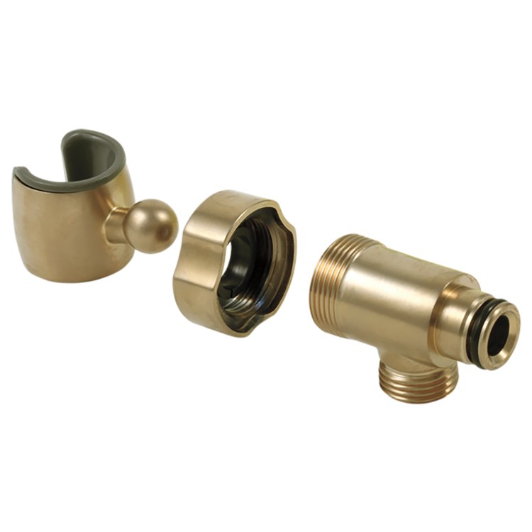 Handshower Holder Cassidy Assembly Lumicoat Champagne Bronze - Image 1