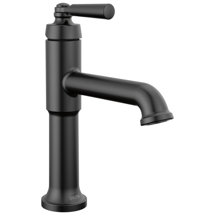 Lavatory Faucet Saylor 1 Lever ADA WaterSense Matte Black 1.2 Gallons per Minute 4-1/2 Inch - Image 1