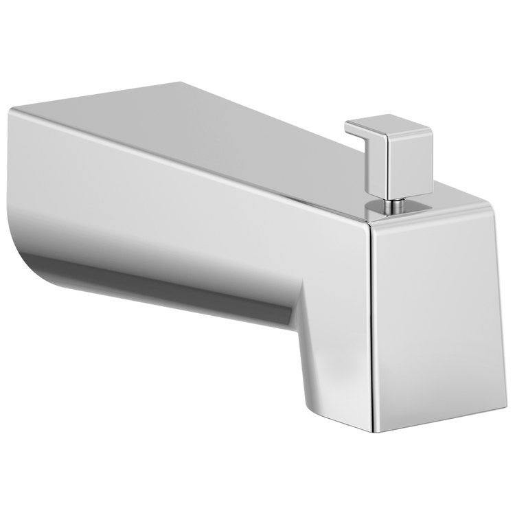 Tub Spout Integrated Pull Up Brilliance Champagne Bronze 6-1/4 Inch Zinc - Image 1