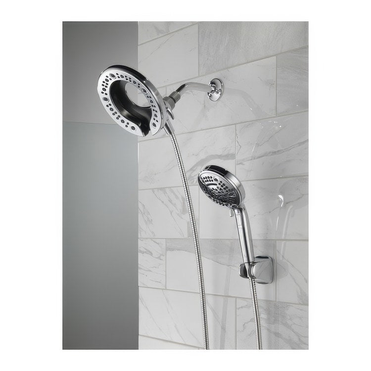 Handshower/Showerhead Combination Universal Chrome In2ition 7 Setting Two in One - Image 3