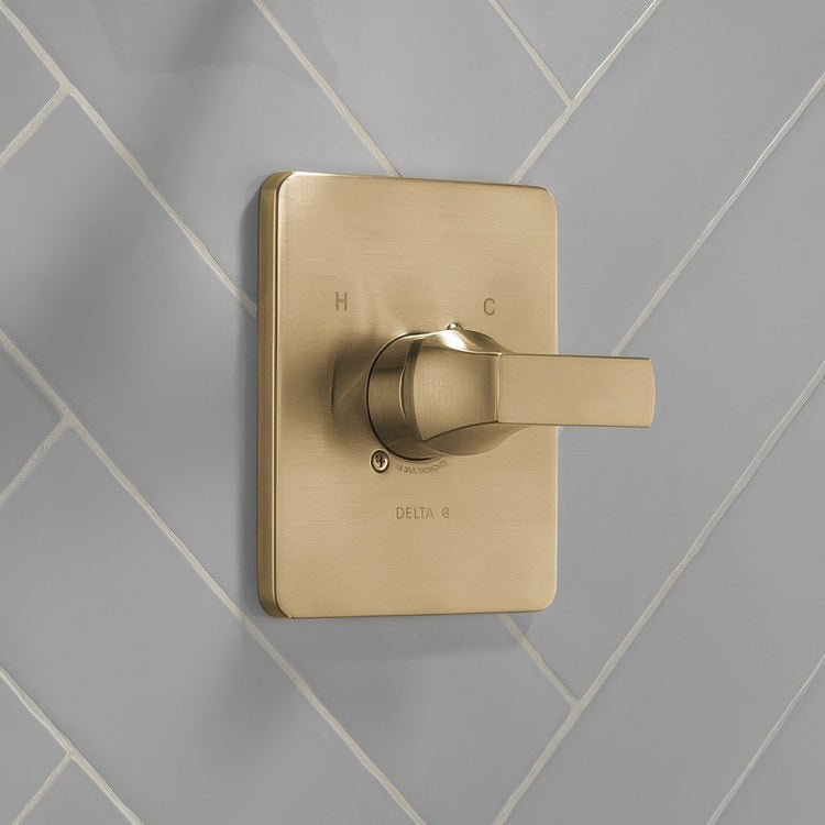 Pressure Balance Valve Trim Monitor Velum 14 Series 1 Lever Brilliance Champagne Bronze ADA - Image 2