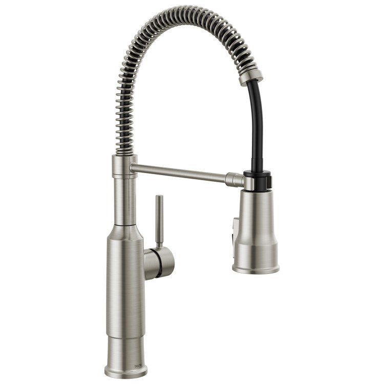 Kitchen Faucet Theodora 1 Lever ADA Spotshield Stainless Semi-Pro Pull Down 360 DEG Swivel 1 Hole Deck Mount Diamond Seal Touch-Clean MagnaTite 1.8 Gallons per Minute - Image 1
