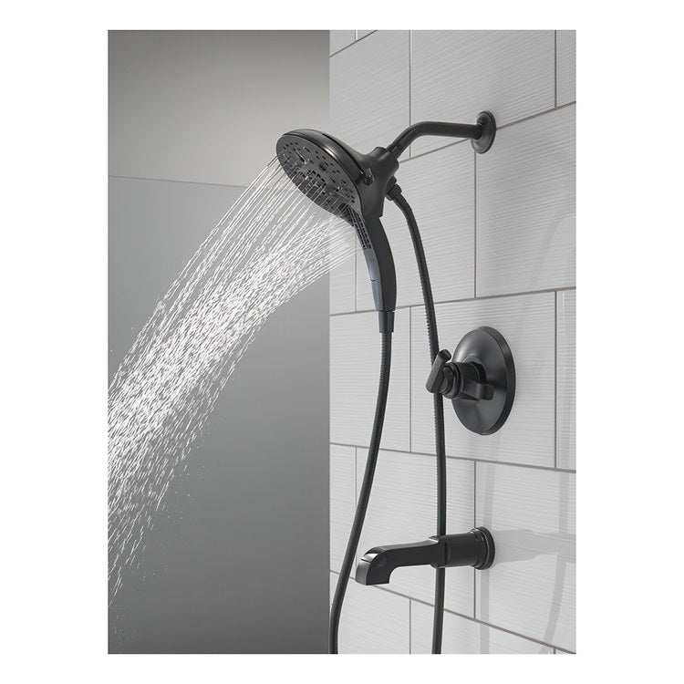 Tub and Shower Trim Monitor Tetra 17 Series 2 Lever Matte Black WaterSense ADA 1.75 Gallons per Minute - Image 2