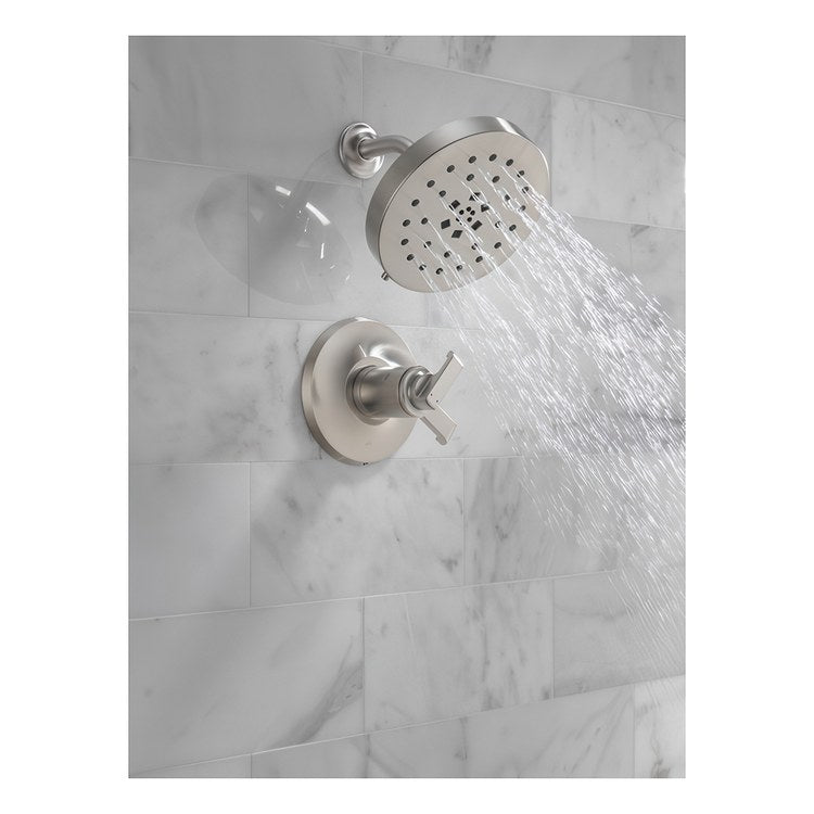 Shower Trim Tetra 17T Series Tempassure 2 Lever Lumicoat Stainless - Image 3