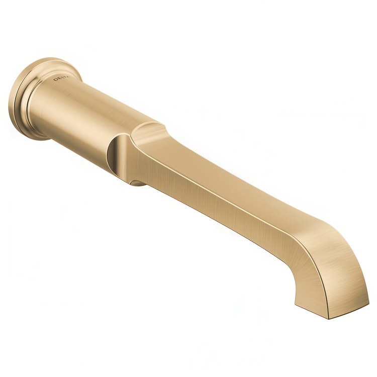 Tub Filler Trim Tetra Wall Mount Less Handle Lumicoat Champagne Bronze WaterSense ADA 10 Gallons per Minute - Image 1
