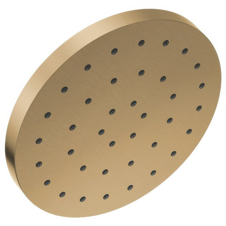 Showerhead Universal Showering Components 1 Functions Lumicoat Champagne Bronze 12 Inch 2.5 Gallons per Minute Round - Image 1