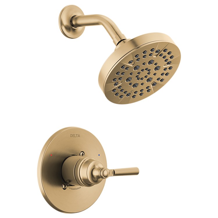 Shower Trim Saylor 14 Series Monitor Pressure Balanced 1 Lever Brilliance Champagne Bronze WaterSense ADA 1.75 Gallons per Minute - Image 1