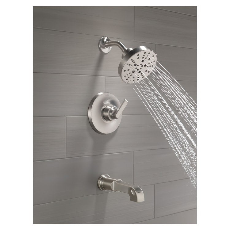 Tub and Shower Trim Monitor Tetra 14 Series 1 Lever Lumicoat Stainless WaterSense ADA 1.75 Gallons per Minute - Image 2
