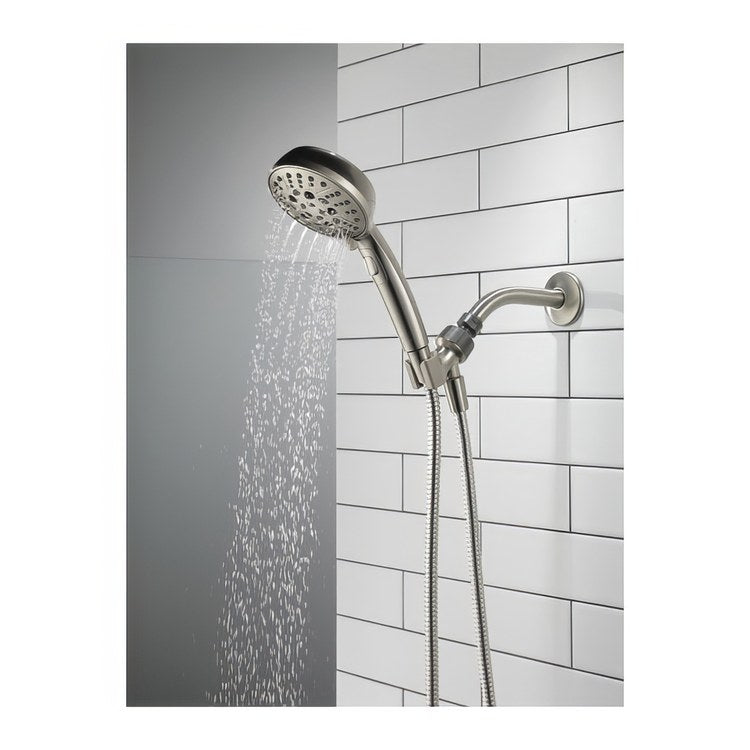 Handshower Universal Showering Satin Nickel WaterSense 1.75 Gallons per Minute 4-1/2 Inch - Image 2