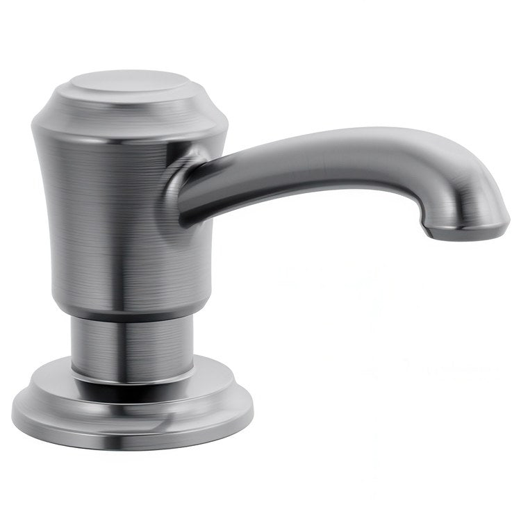 Soap Dispenser Cassidy Lumicoat Arctic Stainless Deck Mount Metal Pump 13 Ounce 3-5/8 Inch - Image 1