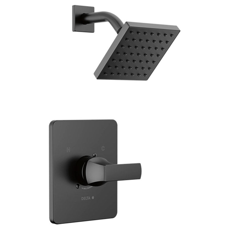 Shower Trim Velum 14 Series Monitor Less Handle Matte Black ADA 1.75 Gallons per Minute - Image 1
