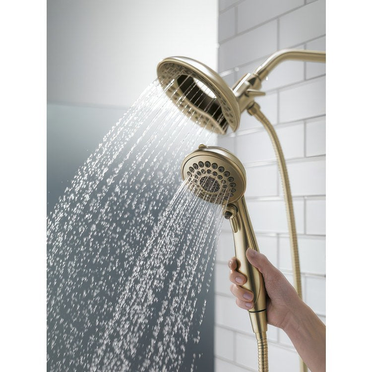 Handshower/Showerhead Combination Universal Lumicoat Champagne Bronze In2ition 5 Setting Two in One - Image 2