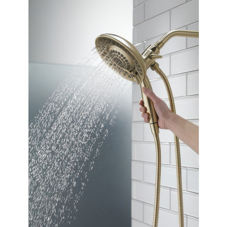 Handshower/Showerhead Combination Universal Lumicoat Champagne Bronze In2ition 5 Setting Two in One - Image 3
