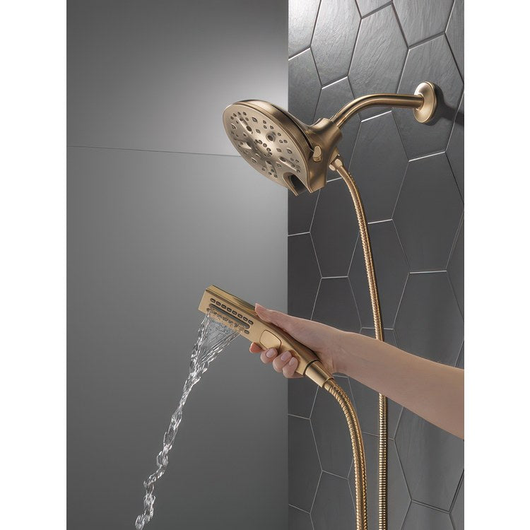 Handshower/Showerhead Combination Universal Lumicoat Champagne Bronze In2ition 5 Setting Two in One H2OKinetic - Image 2