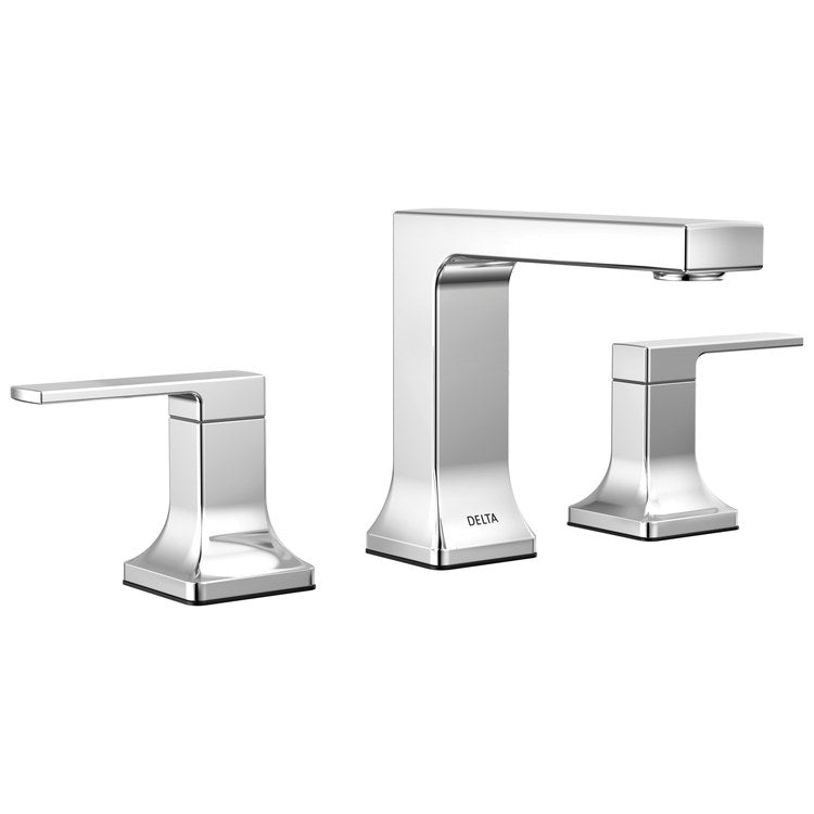 Lavatory Faucet Velum Widespread 2 Lever ADA WaterSense Chrome 1.2 Gallons per Minute - Image 1