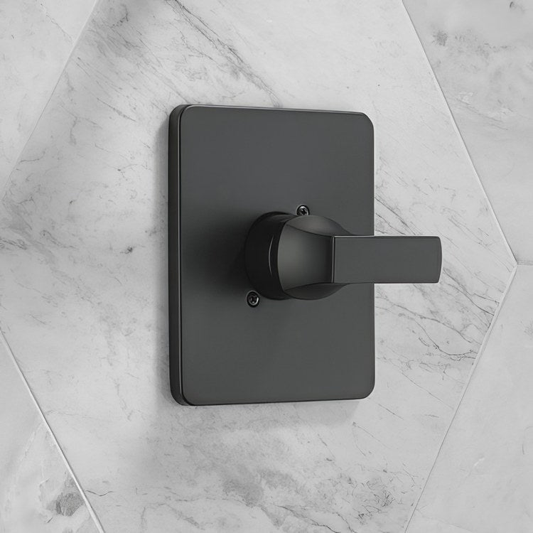 Pressure Balance Valve Trim Monitor Velum 14 Series 1 Lever Matte Black ADA - Image 2
