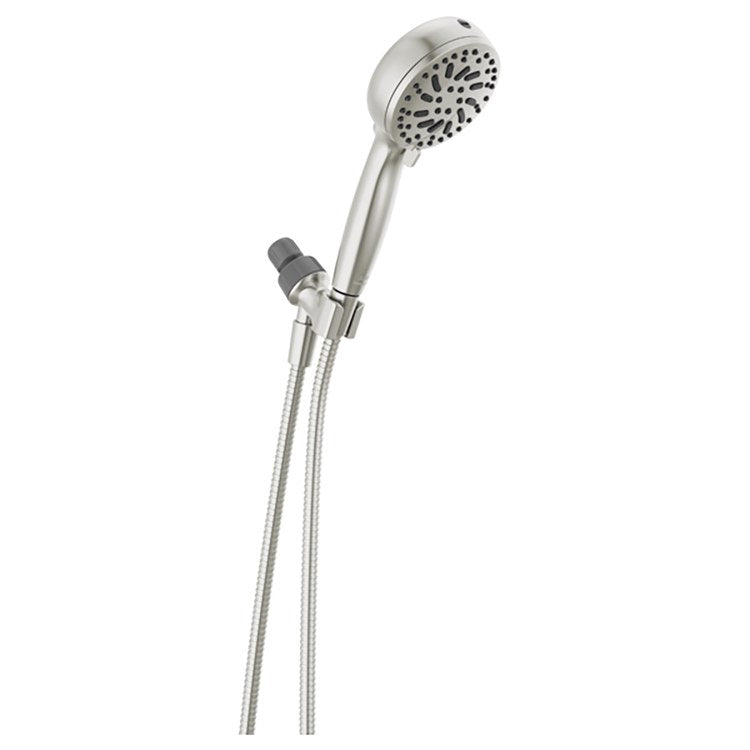 Handshower Universal Showering Spotshield Brushed Nickel WaterSense 1.75 Gallons per Minute 4-1/2 Inch - Image 1