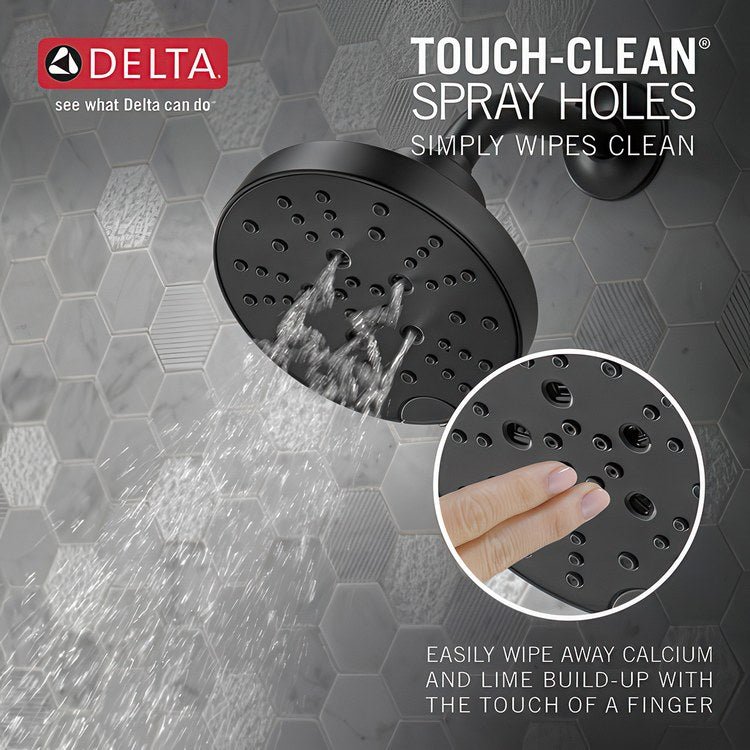 Shower Trim Tetra 14 Series Monitor 1 Lever Matte Black WaterSense ADA 1.75 Gallons per Minute - Image 3