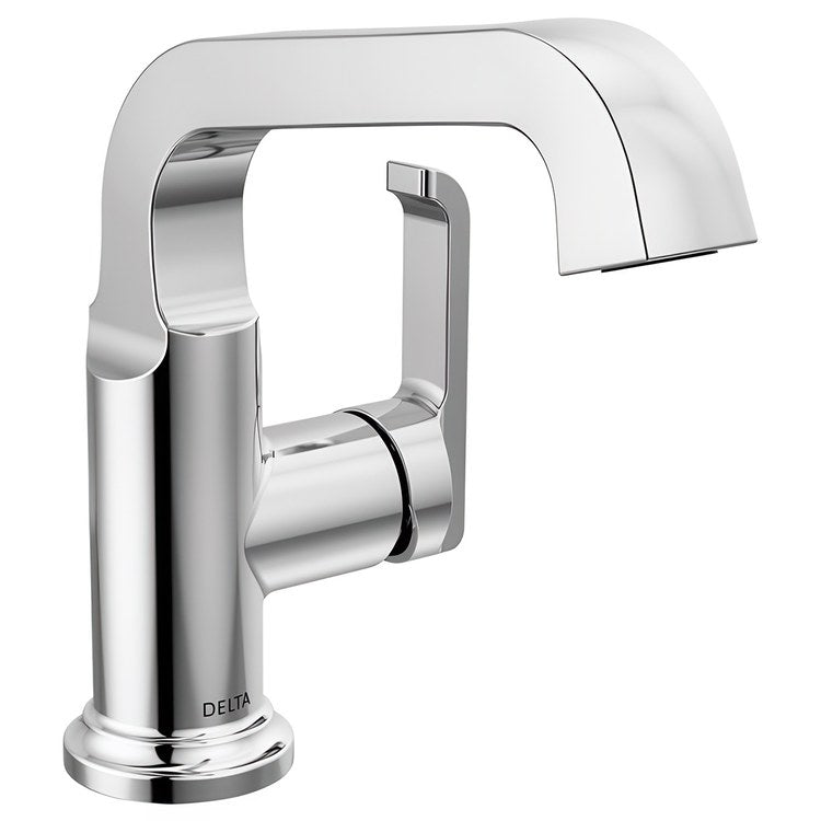 Lavatory Faucet Tetra 1 Lever ADA WaterSense Lumicoat Chrome 1.2 Gallons per Minute Deck Fixed Metal Pop-Up 1 Hole Diamond Seal Technology - Image 1
