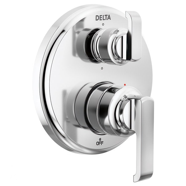 Diverter Trim Tetra 14 Series Integrated 6 Functions Lumicoat Chrome 2 Lever ADA