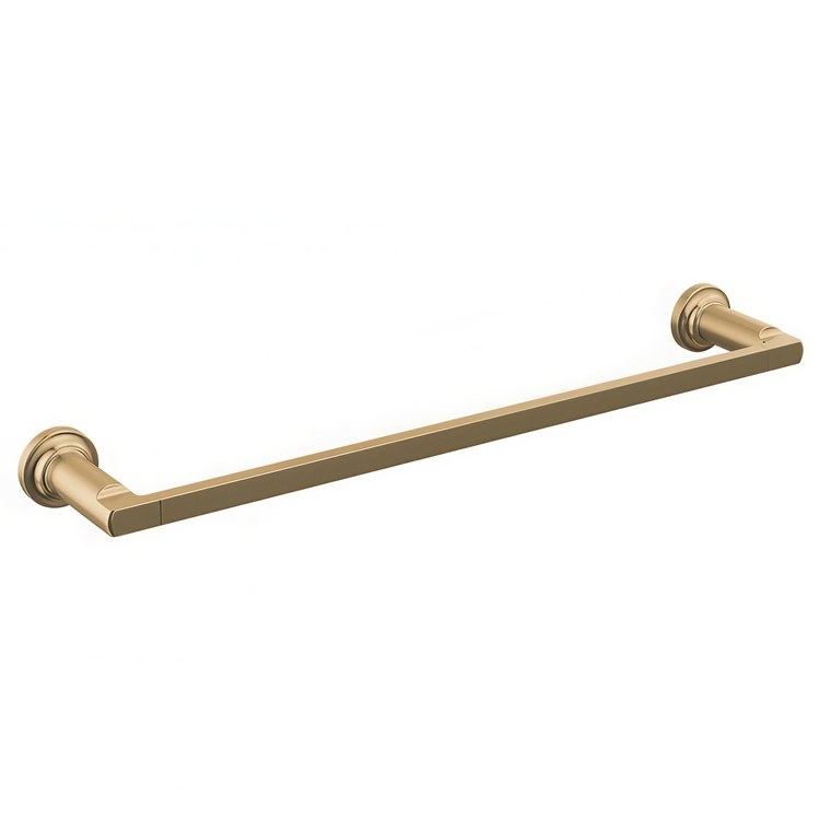 Towel Bar Tetra 18 Inch Brilliance Champagne Bronze Brass 3-1/2 Inch Wall Mount - Image 1