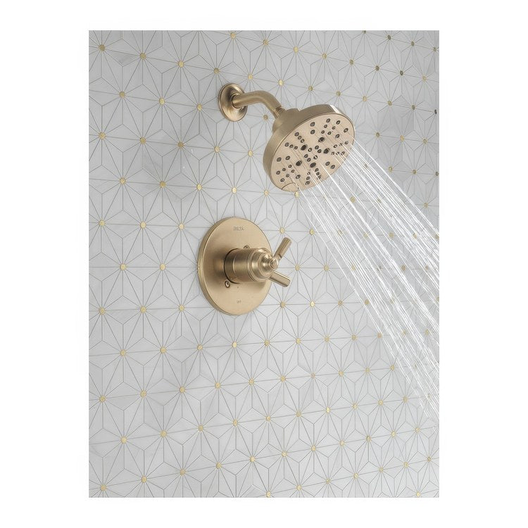 Shower Trim Saylor 17 Series 2 Lever Brilliance Champagne Bronze WaterSense ADA 1.75 Gallons per Minute - Image 2
