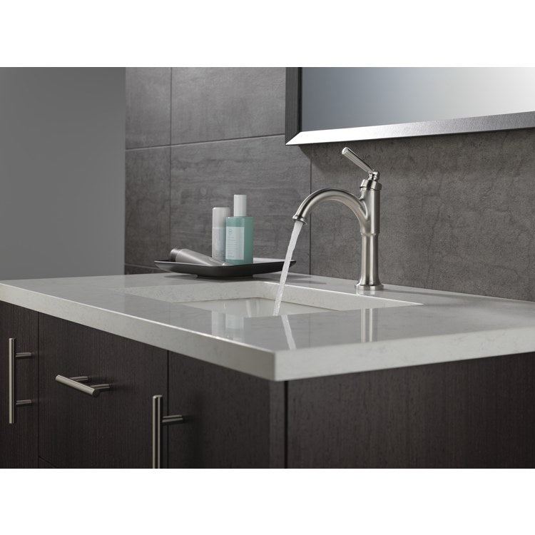 Lavatory Faucet Saylor 1 Lever ADA WaterSense Brilliance Stainless 1.2 Gallons per Minute 4-9/16 Inch - Image 3