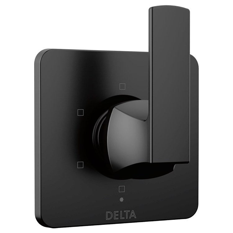 Diverter Trim Velum 6 Function 3 Port Matte Black 1 Lever - Image 1