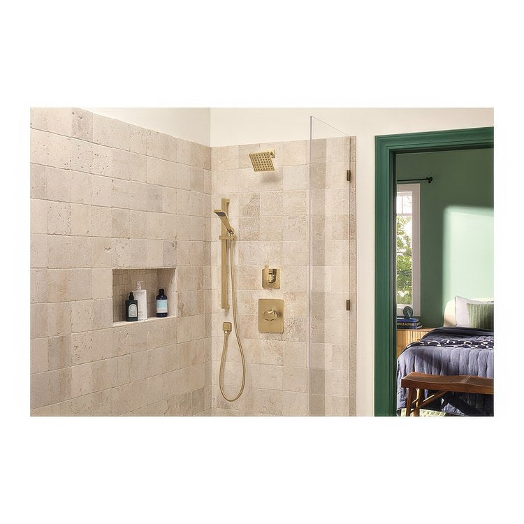 Tub and Shower Trim Monitor Velum 14 Series Less Handle Brilliance Champagne Bronze WaterSense ADA 1.75 Gallons per Minute - Image 3