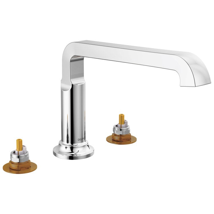Roman Tub Trim Less Diverter Less Handle Lumicoat Chrome WaterSense ADA 8 to 16 Inch Spread 3 Hole 18 Gallons per Minute - Image 1