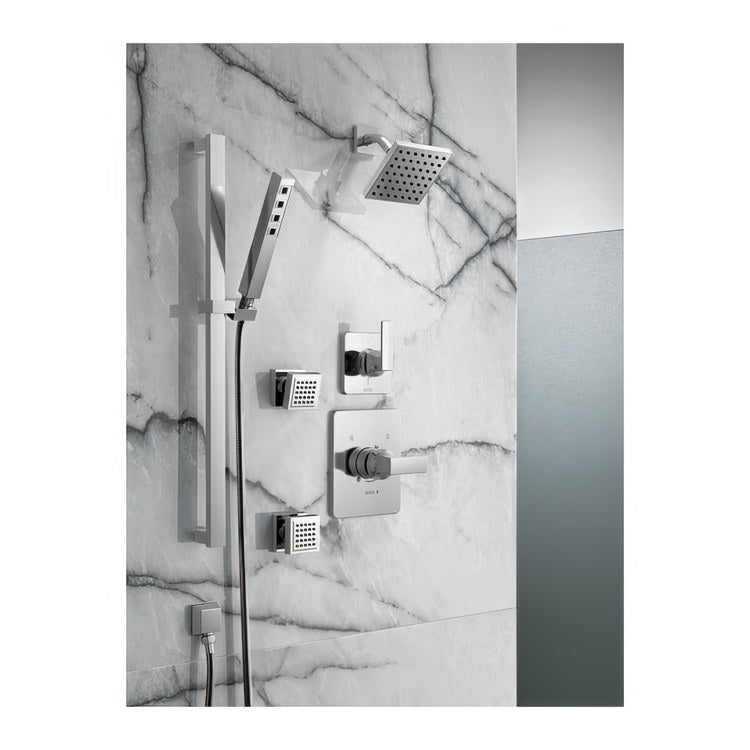 Diverter Trim Velum 3 Port 6 Functions Chrome 1 Lever ADA - Image 2