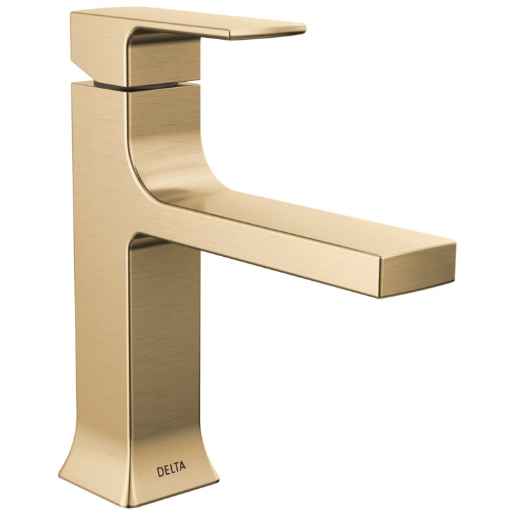 Lavatory Faucet Velum 1 Lever ADA WaterSense Brilliance Champagne Bronze 1.2 Gallons per Minute 4-7/16 Inch - Image 1