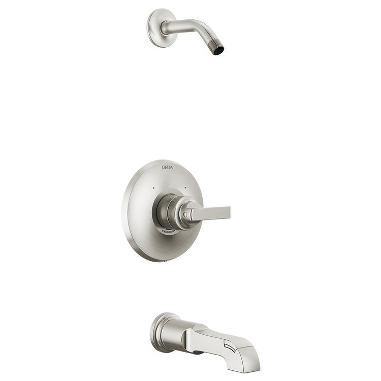 Tub and Shower Trim Monitor Tetra 14 Series Less Handle Lumicoat Stainless WaterSense ADA 1.75 Gallons per Minute - Image 1