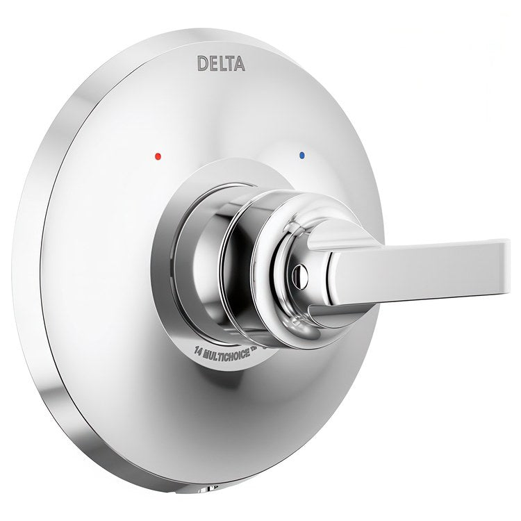 Pressure Balance Valve Trim Monitor Tetra 14 Series 1 Lever Lumicoat Chrome WaterSense ADA - Image 1