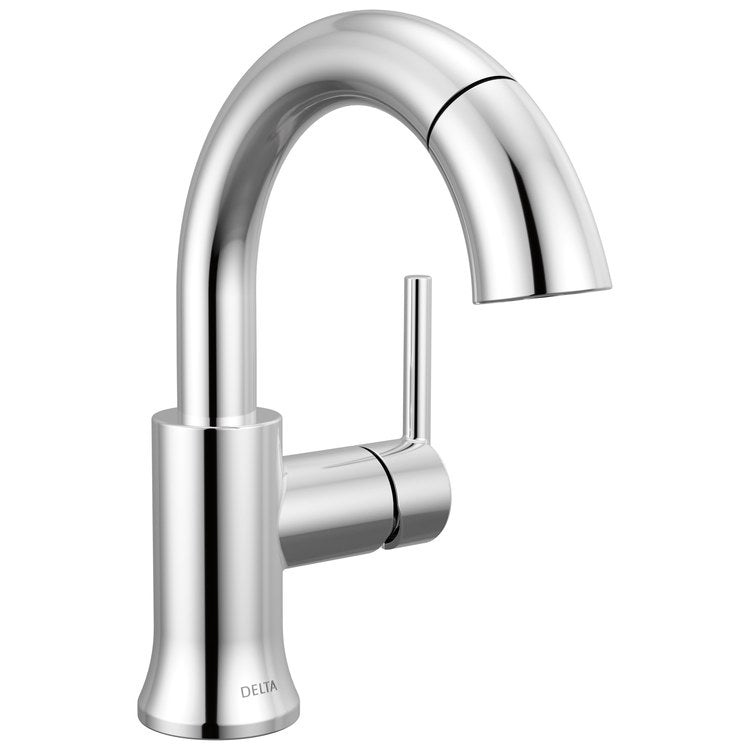 Lavatory Faucet Trinsic 1 Lever ADA WaterSense/CALGreen Chrome 1.2 Gallons per Minute Deck Fixed Metal Pop-Up 1/3 Hole MagnaTite Docking